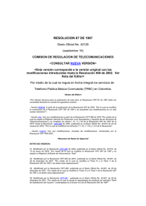 resolucion 87 de 1997 - Superintendencia de Industria y Comercio