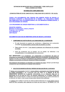 Documentación e instrucciones - Ministerio de Educación, Cultura y