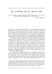 el capital en el siglo xxi - Revista de Economía Institucional