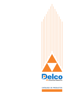 catálogo de productos - Delco Elevator Products Ltd.