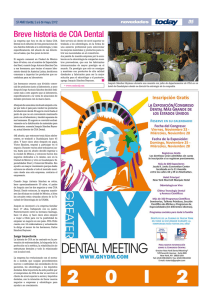 Breve historia de COA Dental - Dental Tribune International