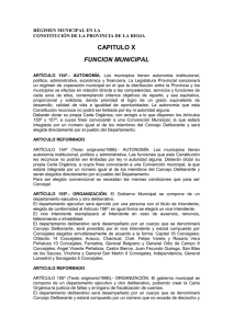 Extracto de la Constitución de La Rioja