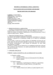 Contabilidad III - Universidad Católica Argentina