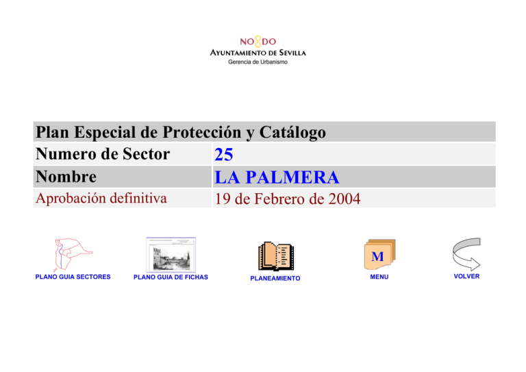 Plan Especial De Proteccion Sector La Palmera