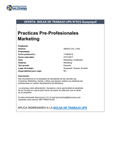 Practicas Pre-Profesionales Marketing
