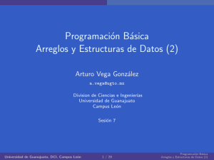 Programación Básica Arreglos y Estructuras de Datos (2)