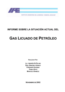 gas licuado de petróleo