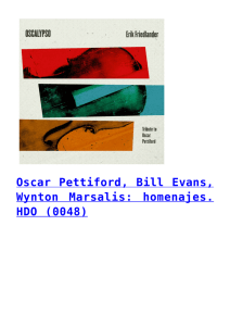 Oscar Pettiford, Bill Evans, Wynton Marsalis: homenajes