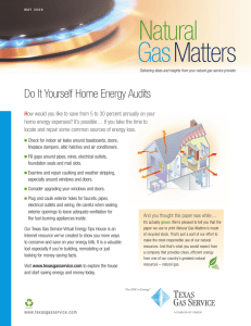 GasMatters Natural - Texas Gas Service