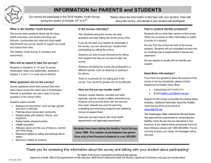 INFORMATION for PARENTS and STUDENTS