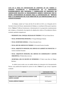Propuesta Mesa - Expediente 626/2013