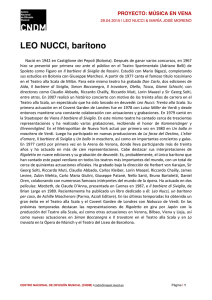 Biografía Leo Nucci - Centro Nacional de Difusión Musical