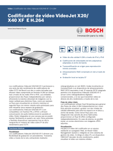VideoJet X20/X40 XF E - Bosch Security Systems