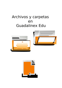 Archivos y carpetas en Guadalinex Edu