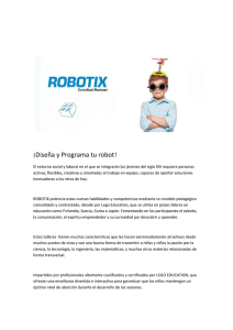 ¡Diseña y Programa tu robot!