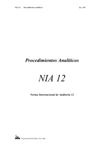 NIA 12 - Colegio de Contadores del Estado Sucre