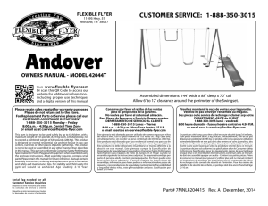 Andover - Flexible Flyer Swing Sets