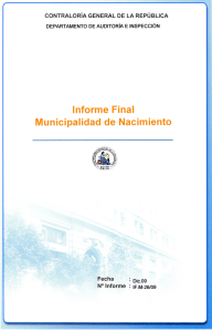 informe final municipalidad de nacimiento
