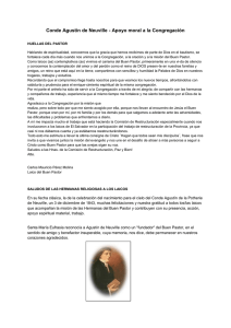 Conde Agustín de Neuville - Apoyo moral a la