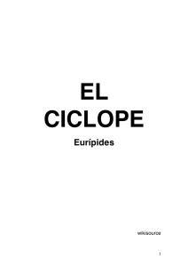 Euripides, EL CICLOPE