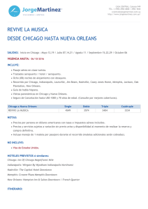 REVIVE LA MUSICA DESDE CHICAGO HASTA NUEVA ORLEANS