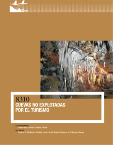cuevas no explotadas por el turismo