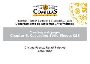 Chapter 6. Cascading Style Sheets CSS - IIT