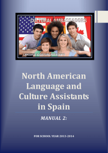 North American Language and Culture Assistants in Spain