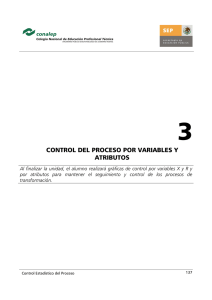 control del proceso por variables y atributos