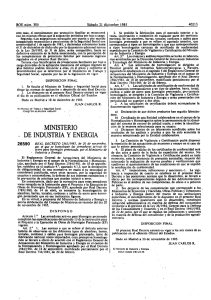 Real Decreto 2365/1985 - Fundación para el Fomento de la