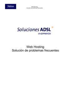 Web Hosting Solución de problemas frecuentes