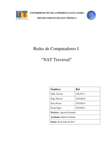 NAT Traversal - Departamento de Electrónica