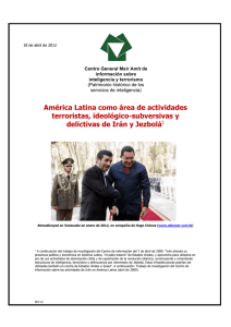 América Latina como área de actividades terroristas, ideológico