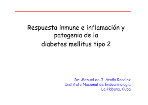 Respuesta inmune e inflamación y patogenia de la diabetes tipo 2
