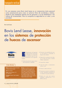 Bovis Lend Lease, innovación en los sistemas de protección de