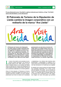 El Patronato de Turismo de la Diputación de Lleida