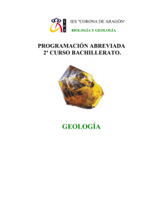 geología - IES. Corona de Aragón