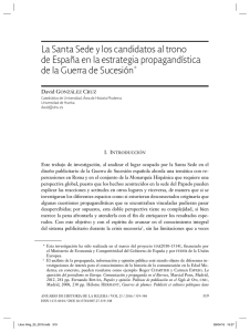 La Santa Sede y los candidatos al trono de España en la estrategia