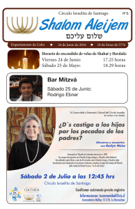 Bar Mitzvá - Círculo Israelita de Santiago
