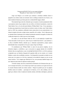 Presencia del Martín Fierro en un cuento de Borges.