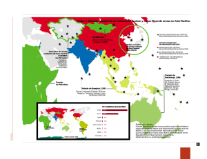 Mapa 3. Estados poseedores de armamento nuclear y zonas libres