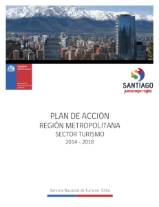 Plan de Acción Región Metropolitana / Sector Turismo