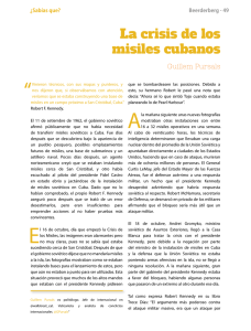 La crisis de los misiles cubanos. GUILLEM PURSALS