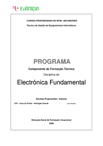 PROGRAMA Electrónica Fundamental