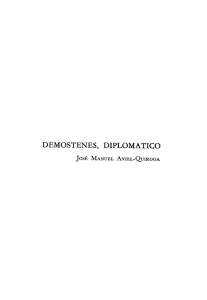 demostenes, diplomatico
