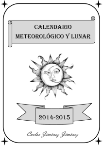 CALENDARIO METEOROLÓGICO Y LUNAR 2014