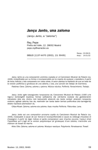 Jançu Janto, una zaloma. IN: Homenaje a José Luis Ansorena