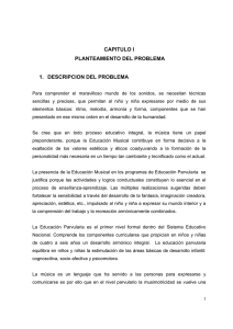 CAPITULO I PLANTEAMIENTO DEL PROBLEMA 1. DESCRIPCION