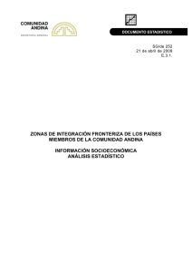 zonas de integración fronteriza de los países miembros