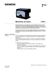 7782 Monitores de llama LFS1